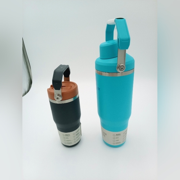 2 NWT Stanley's Small Is 14 Oz Flip Straw Tumbler Big Is 39 Oz Fast Flow - Picture 4 of 9